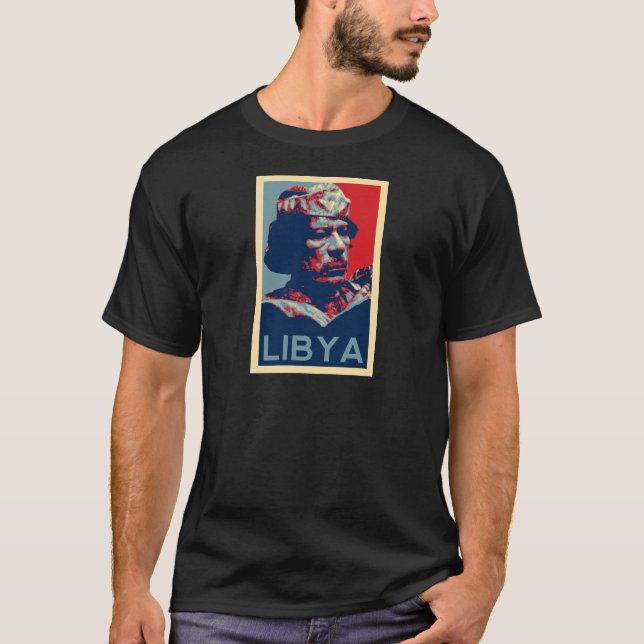 Camiseta Gaddafi - Líbia (Frente)