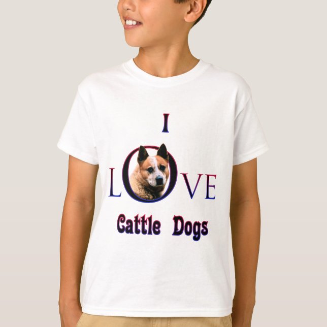 Camiseta Gado Australiano Que Eu Amo (Frente)