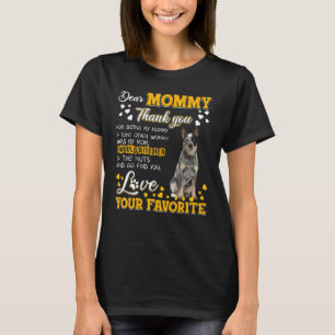 Camiseta Gado Australiano Querida Mamãe Obrigada Por Ser M