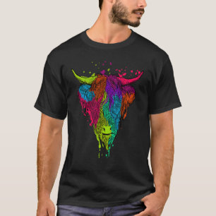 Camiseta gado de alta linhagem escocesa cow whisperer agric