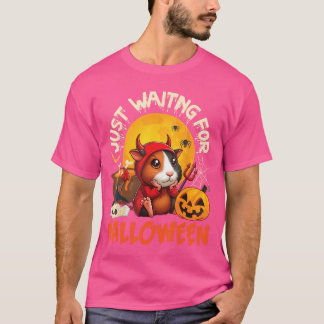 Camiseta Gado Genuino Pumpkin Bats Spider Crânio Apenas Esp