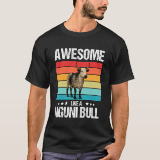 Camiseta Gado Nguni Incrível Como um Touro Nguni