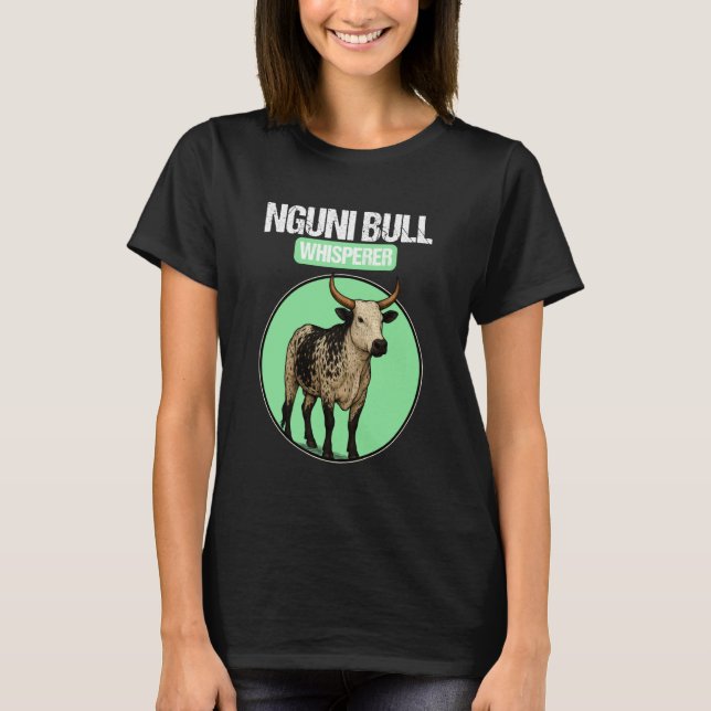 Camiseta Gado Nguni Touro Nguni (Frente)