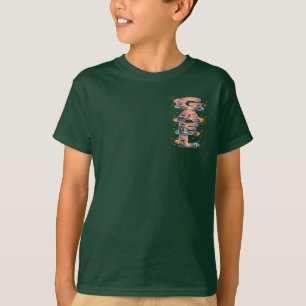Camiseta GAEL – Tropical Sunset Letter Art Vibrant Island