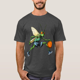 Camiseta Gafanhoto jogador de basquetebol/gafanhoto de basq