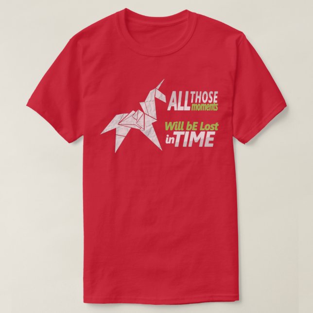 Camiseta Gaffs Origami Unicorn (Frente do Design)