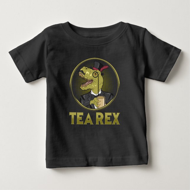Camiseta Gag Animal Cute De Dinossauro T-Rex (Frente)