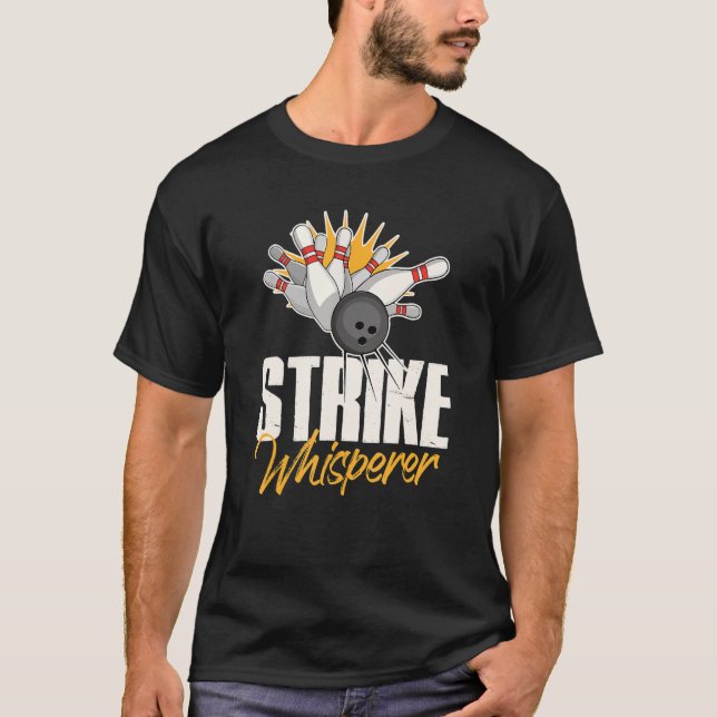 Camiseta Gag da Equipe de Boliche do Pressor (Frente)