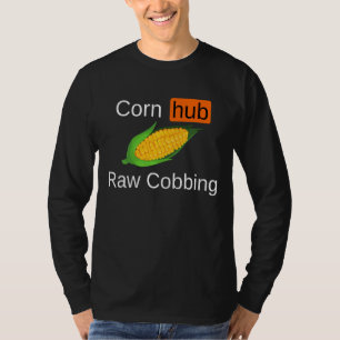 Camiseta Gag de Memória Engraçada do Milho Raw Cobbing Funn