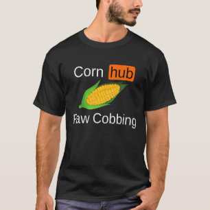Camiseta Gag de Memória Engraçada do Milho Raw Cobbing Funn