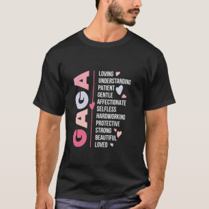 Camiseta Gaga Avó Gaga Avó Gaga Apreciação Vovó Longa Sl