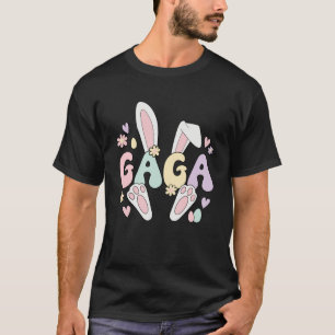 Camiseta Gaga Avó Páscoa Bunny Gaga Páscoa Avó
