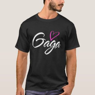 Camiseta Gaga com presente de tia divertida avó mãe coração