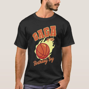 Camiseta Gaga Da Família Birthday Boy Basbol Bday Pa