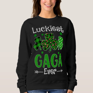 Camiseta Gaga mais sortuda do dia de Patricões Shamrock Leo