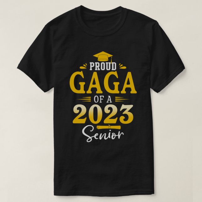 Camiseta GAGA Orgulhosa De Uma Graduação De Mais velho 2022 (Frente do Design)