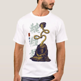 Camiseta Gaikotsu Rokurokubi Long Neck Moda de Rua Japonesa
