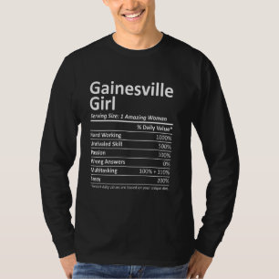 Camiseta Gainesville Girl Fl Florida Funny City Home Roots