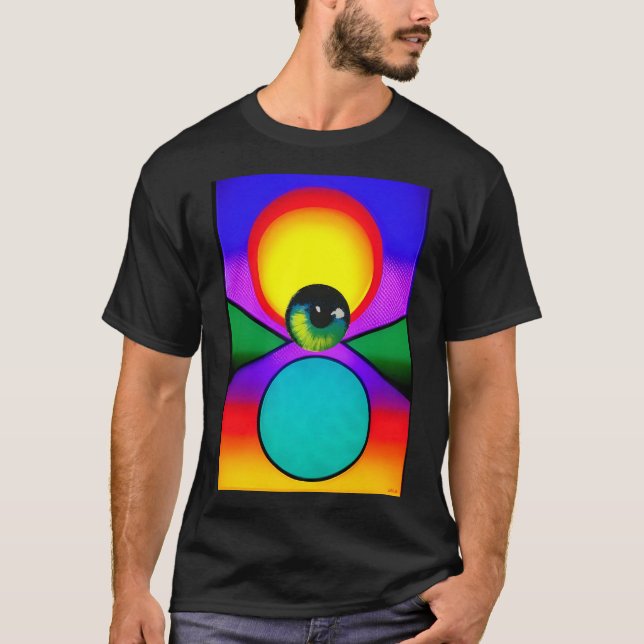 Camiseta Gaiola De Olho Ken Arte Psicodélica (Frente)