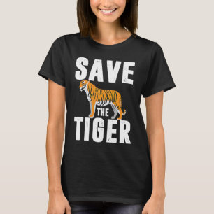 Camiseta gaiola de tigre de amur gata grande gata-gigante a