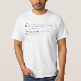 Camiseta Gaiteiro SQL de Peter