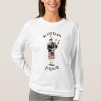 Gaitista de Gaita de Foles com Kilt Vermelho