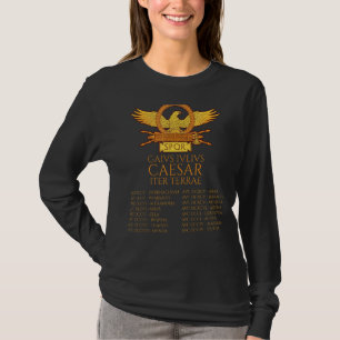 Camiseta Gaius Iulius Caesar Iter Terrae Roma SPQ