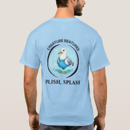 Camiseta Gaivota de desenho animado ousado vestida – esparg