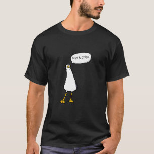 Camiseta Gaivota Raivosa Peixe & Batata Frita Passarinho At