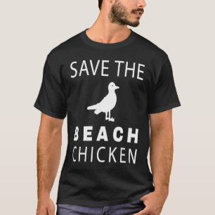 Camiseta Gaivota Salve O Frango Da Praia