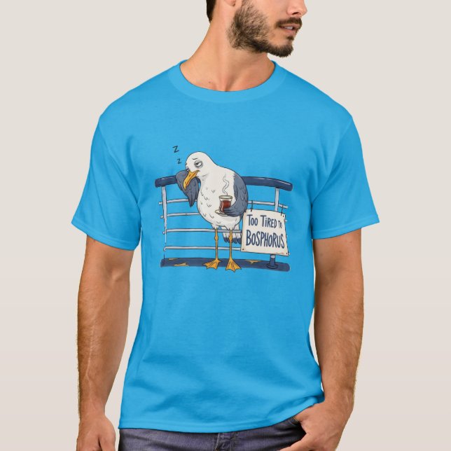 Camiseta Gaivota Tema Istambul (Frente)