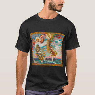 Camiseta Gaivota Usando Crocs Vermelhos Humor Praiano Coste