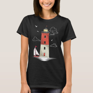 Camiseta Gaivota Vela Náutica Barco à Vela Oceano Névoa Mar