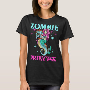 Camiseta Gaivota Zombie Mermaid Halloween