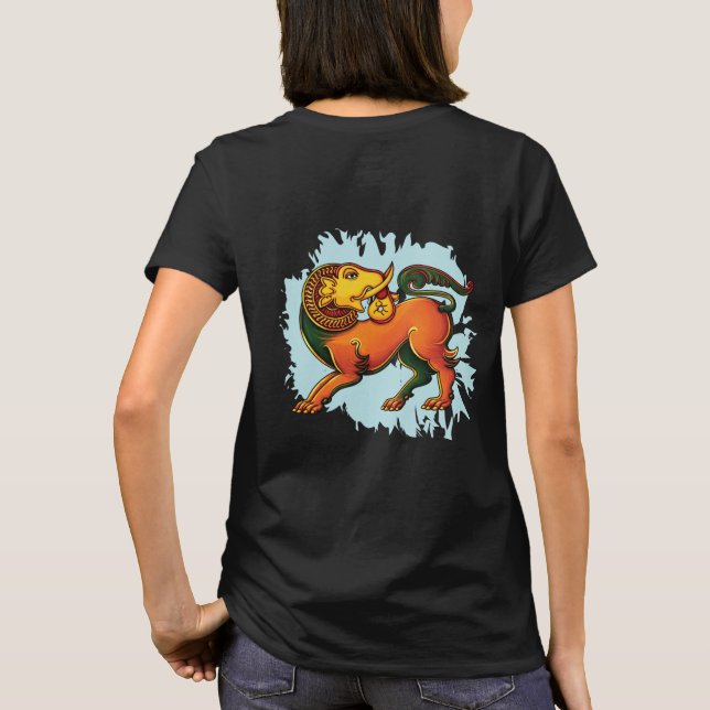 Camiseta Gajasinha – Mythical Guardian of Strength (Verso)
