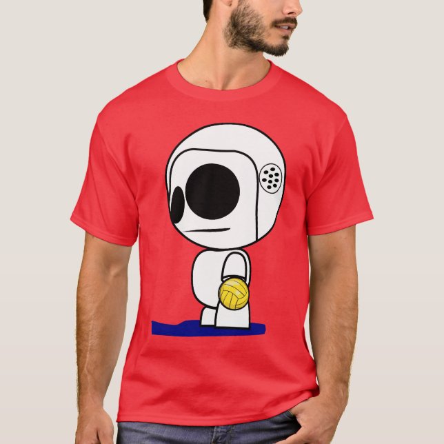 Camiseta Gajo dos desenhos animados do jogador do pólo (Frente)