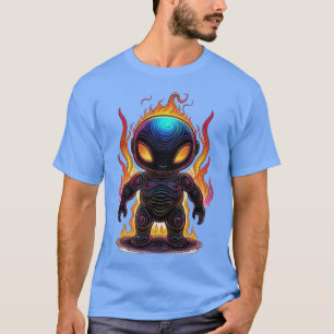 Camiseta Galactic Flame Chibi: Alienígena Blaze