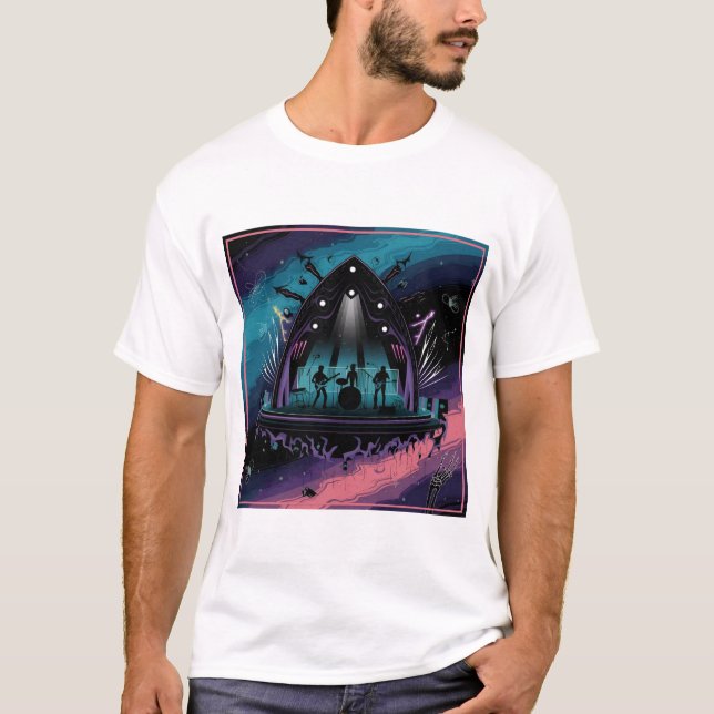 Camiseta Galactic Soundscape (Frente)