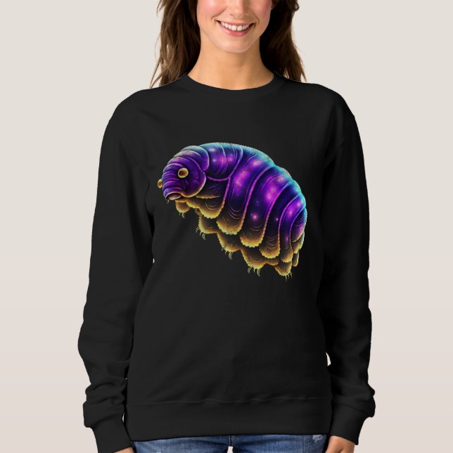 Camiseta Galactic tardigrade universe cosmos water bear vin (Frente)