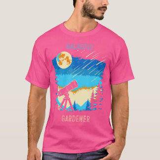 Camiseta Galáctica Gardener Moon E Estrelas Astronomia