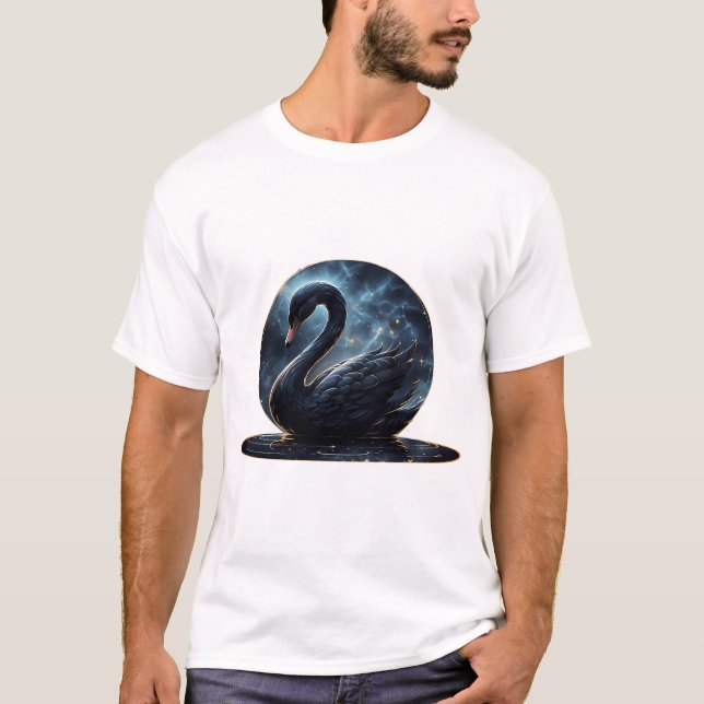 Camiseta Galáctica Grace: O Cisne Negro. (Frente)