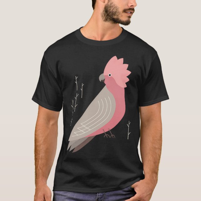 Camiseta Galah Bird Da Austrália (Frente)