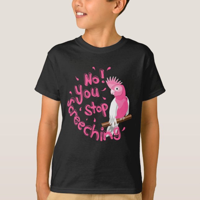 Camiseta Galah Rosa Noisy (Frente)