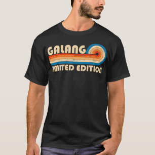 Camiseta GALANG Surname Retro Vintage 80s 90s Aniversário R