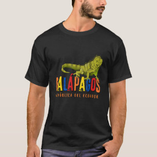 Camiseta Galápagos Ilhas Equador Iguana Ilhas Galápagos