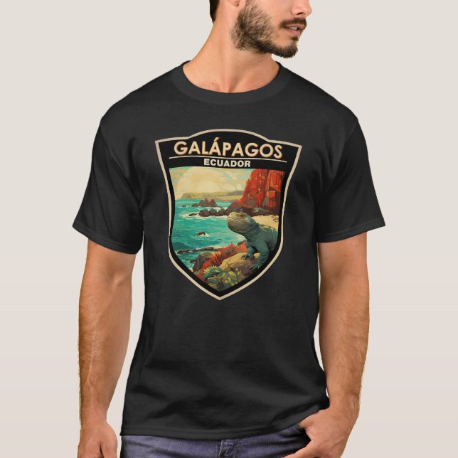 Camiseta Galápagos Ilhas Viagem de Arte (Frente)