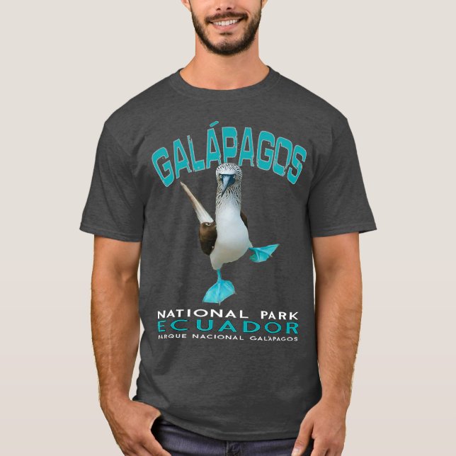 Camiseta Galapagos National Park Ecuador Blue Footed (Frente)