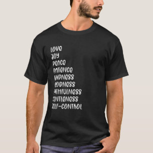 Camiseta Galatianos 5 22 Presente Para Cristãos Frutas Da S
