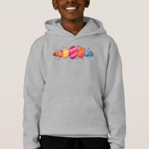 Camiseta Galáxia Aventura Astronauta Hoodie
