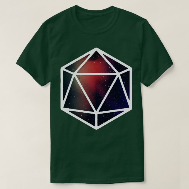 Camiseta Galáxia D20 (Frente do Design)